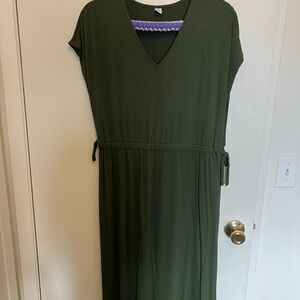 Old Navy Olive Green Maxi Dress